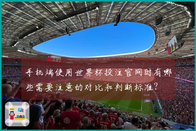 手机端使用世界杯投注官网时有哪些需要注意的对比和判断标准？
