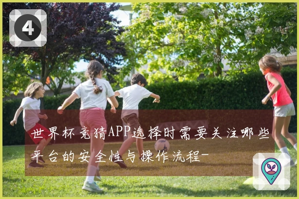 世界杯竞猜APP选择时需要关注哪些平台的安全性与操作流程-