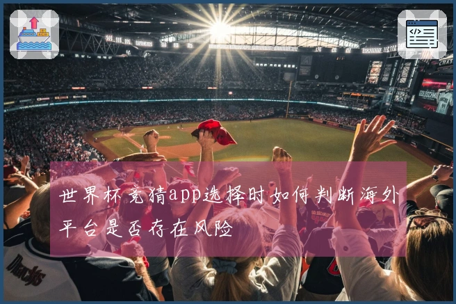 世界杯竞猜app选择时如何判断海外平台是否存在风险